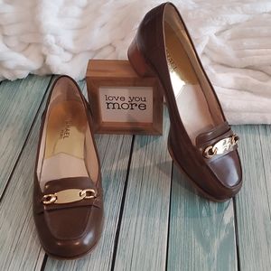 Michael Kors small block heel shoes